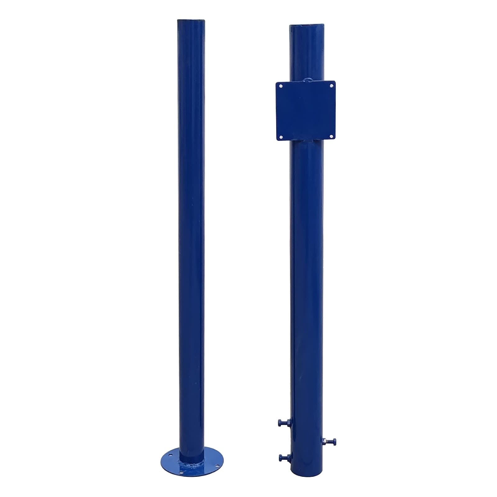 Ladwa Height Adjustable Grouting (Anchor Bolting) Blue Pole For Safety 32Inch, 40Inch Convex Mirror & Road/Other Signboards