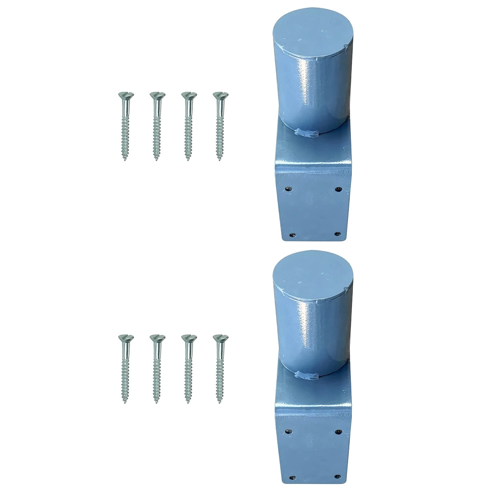 Ladwa Safety 32Inch & 40 Inch Convex Mirror Wall Fixing 3 Inch Clamp with Fixing Screw & Ghatta (Pack 1) view 2