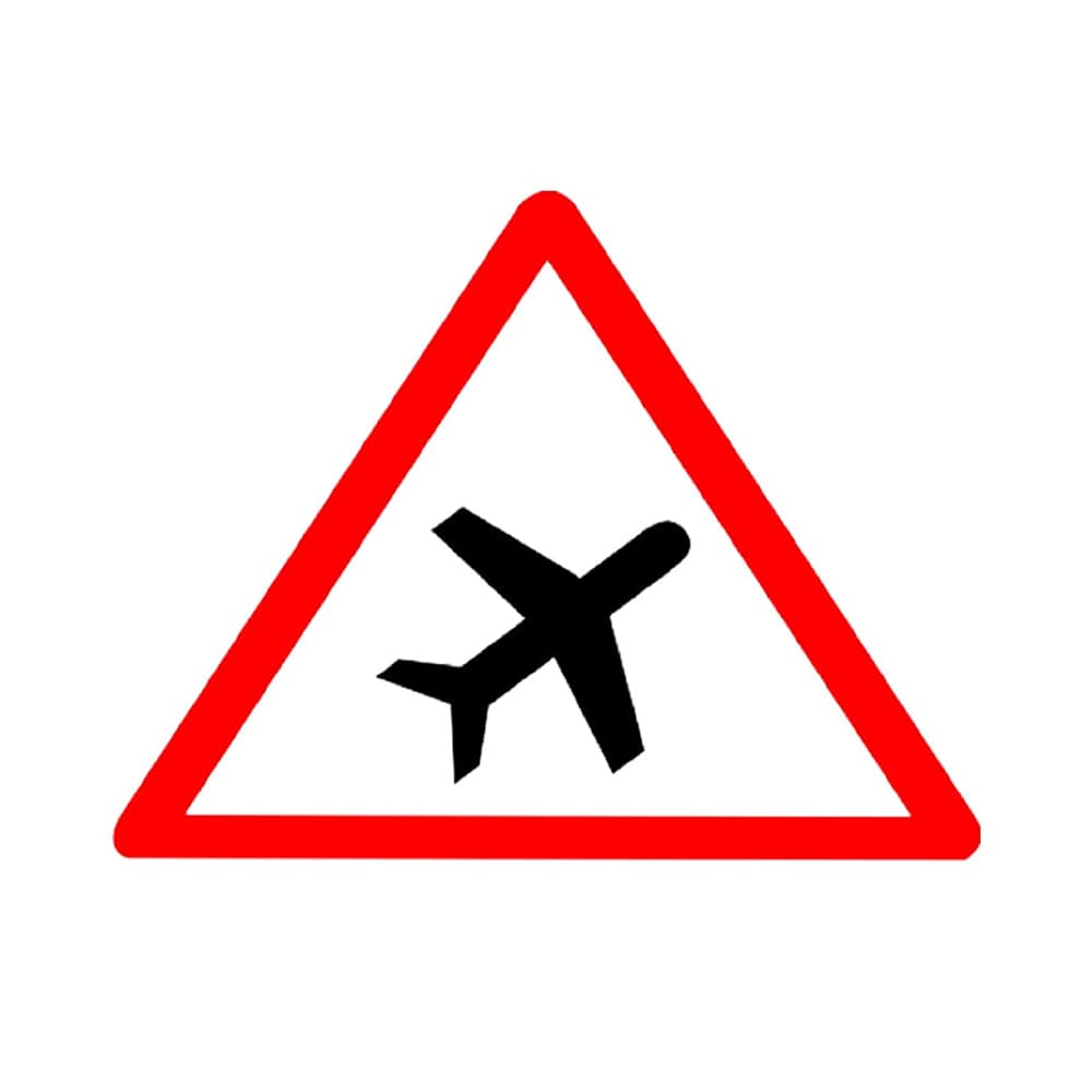 LADWA Triangle Signage 600mm - Runway