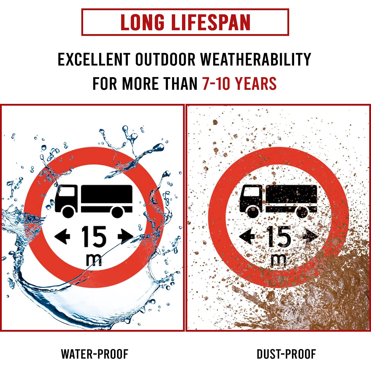 LADWA Circle Signage 600mm - Limit Mandatory view 3