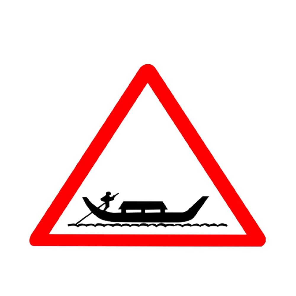 LADWA Triangle Signage 600mm - Ferry