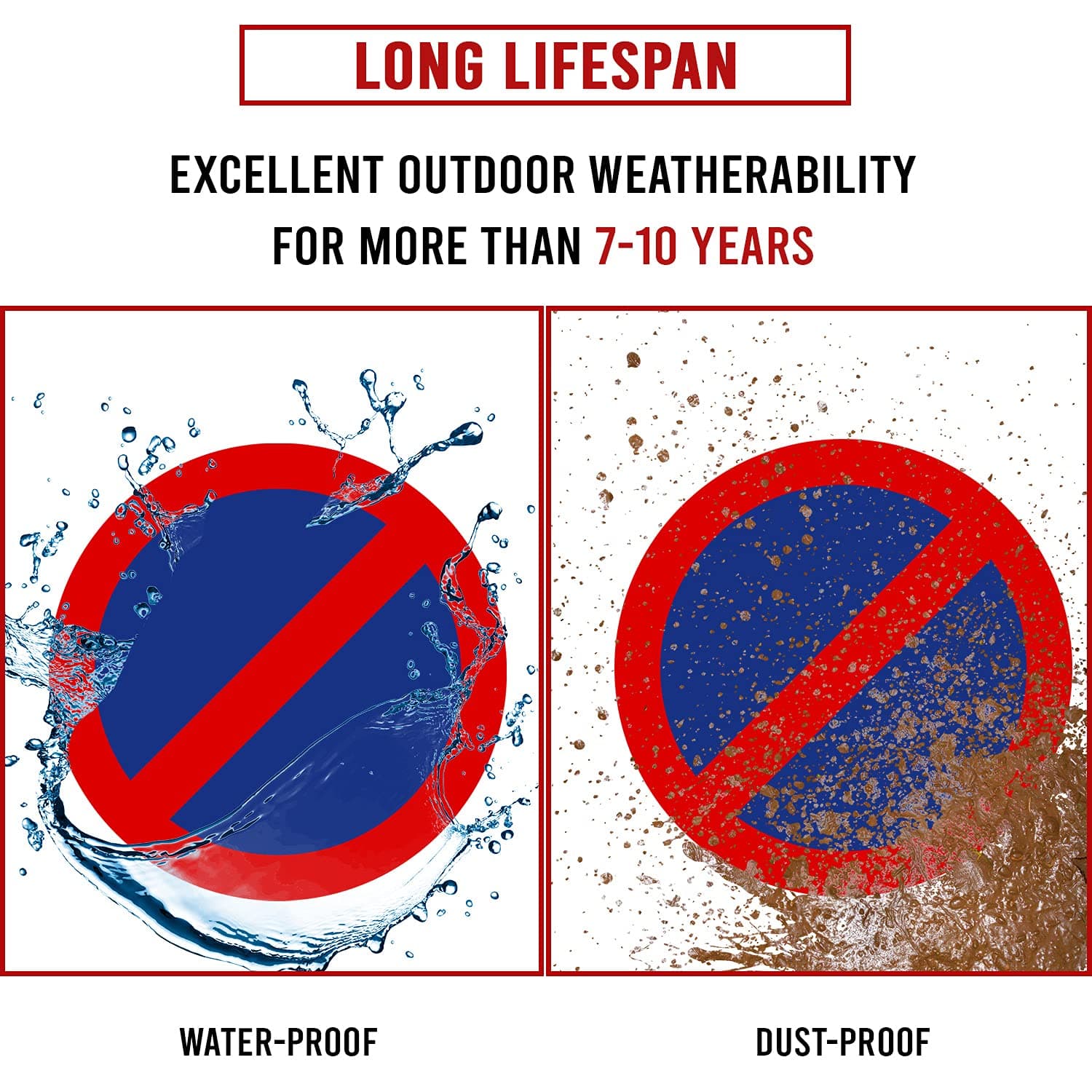 LADWA Circle Signage 600mm - No Parking Prohibited view 3