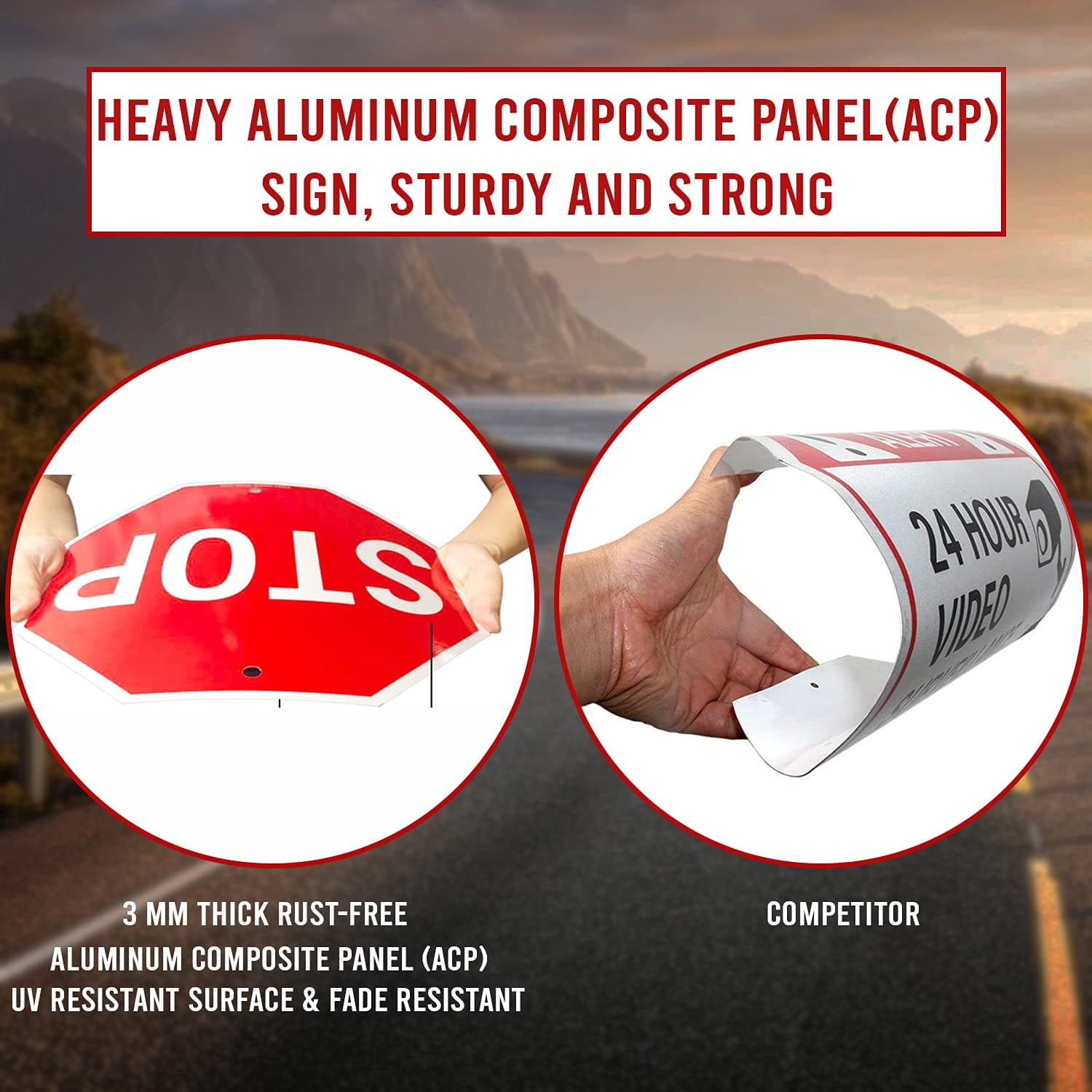 LADWA Circle Signage 600mm - Cycle Prohibited view 4