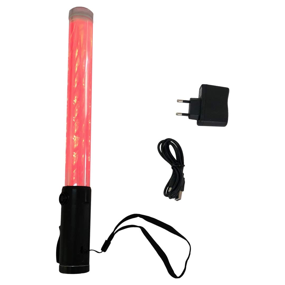 LADWA Reflective Jacket & Traffic Baton - Combo Pack (1 Green RJ + 1 BRG) view 2