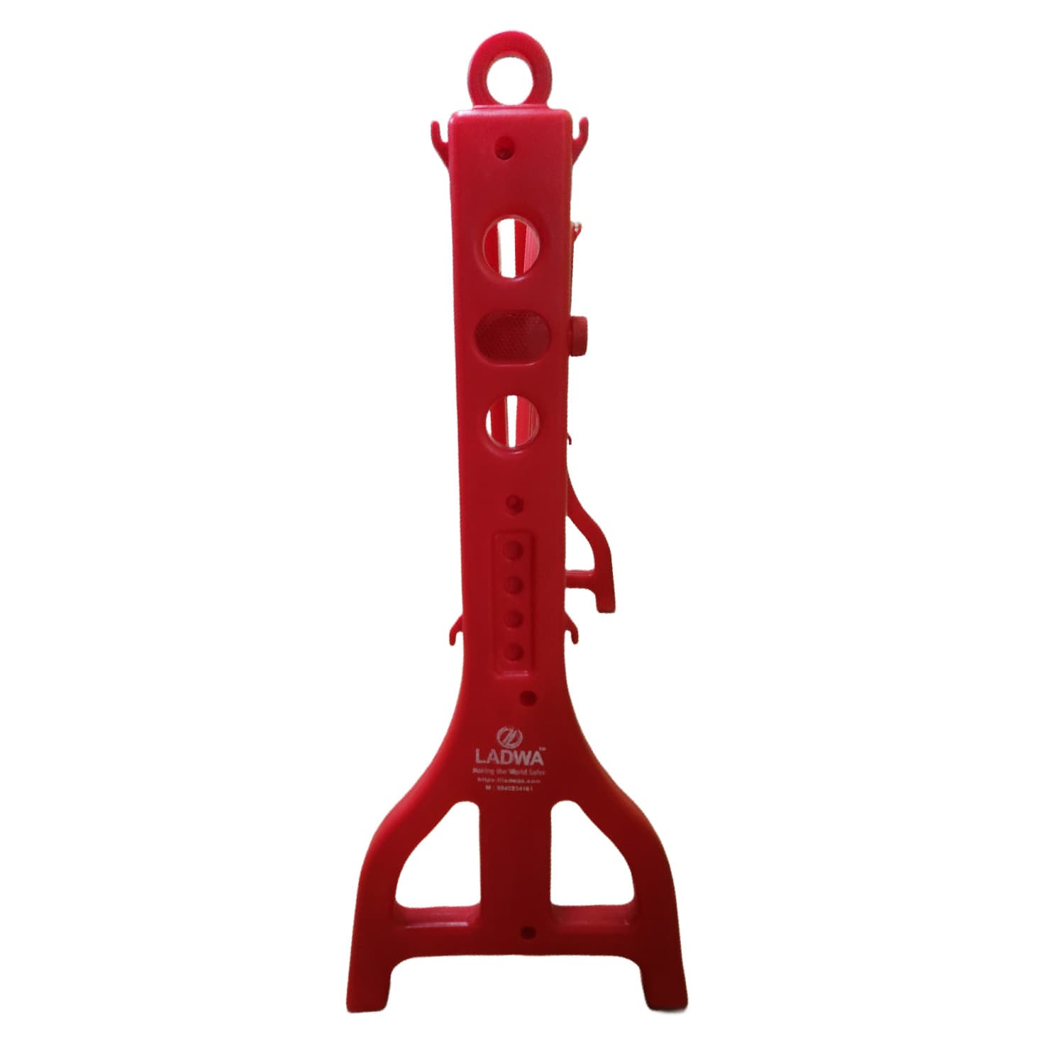 LADWA Traffic Barricades - Ladwa-Red-Plastic-Extendable view 4