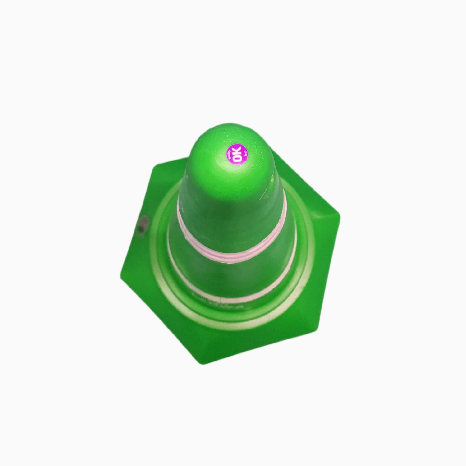 LADWA Safety Cones - Round Top-Hexa Base -Green-4.0 Kg 750mm
(Pack -3) view 3