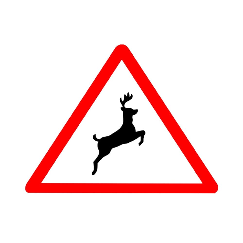 LADWA Triangle Signage 600mm - Wild Animals