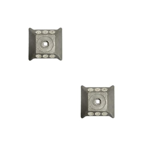 Ladwa Road Stud: Rugged Aluminium Body and Enhanced Safety with High-Visibility White Diamond Reflector P-2