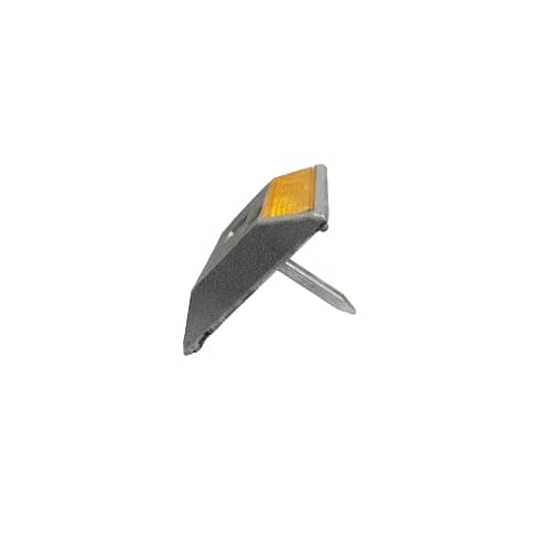 Ladwa Road Stud: Durable Aluminium Body and High-Visibility Yellow Reflector P-6 view 5