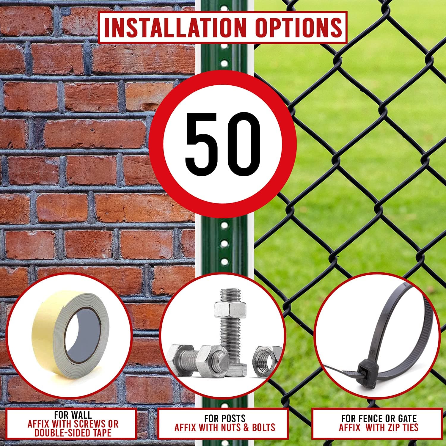 LADWA Circle Signage 600mm - Speed Limit Mandatory view 2