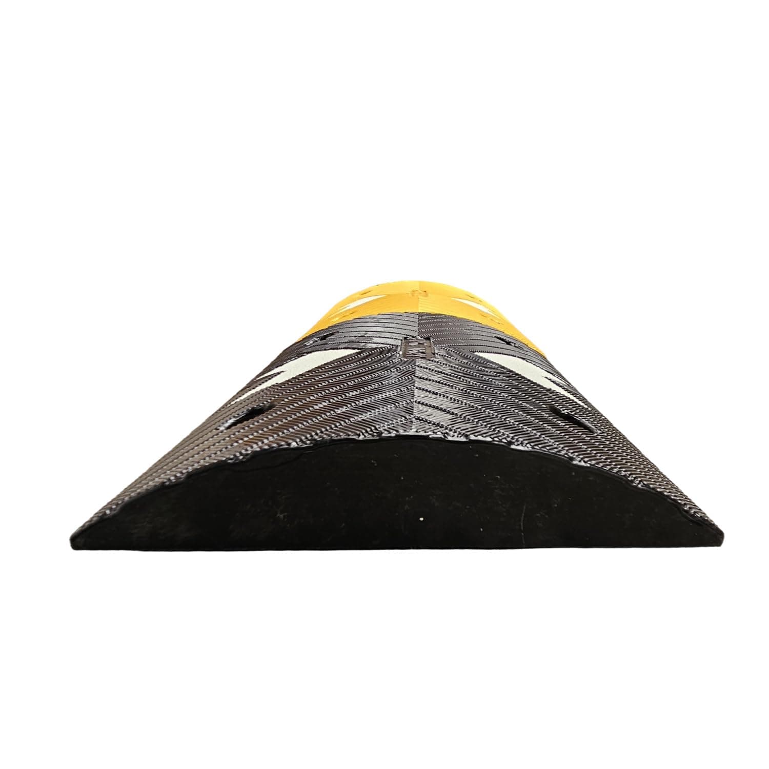 LADWA 75mm Arrow Rubber Speed Breaker – 1 Meter Modular Road Hump (1 Yellow & 1 Black) – Heavy-Duty Unbreakable Traffic Calming Bump for Parking, Roads & Industrial Use view 4