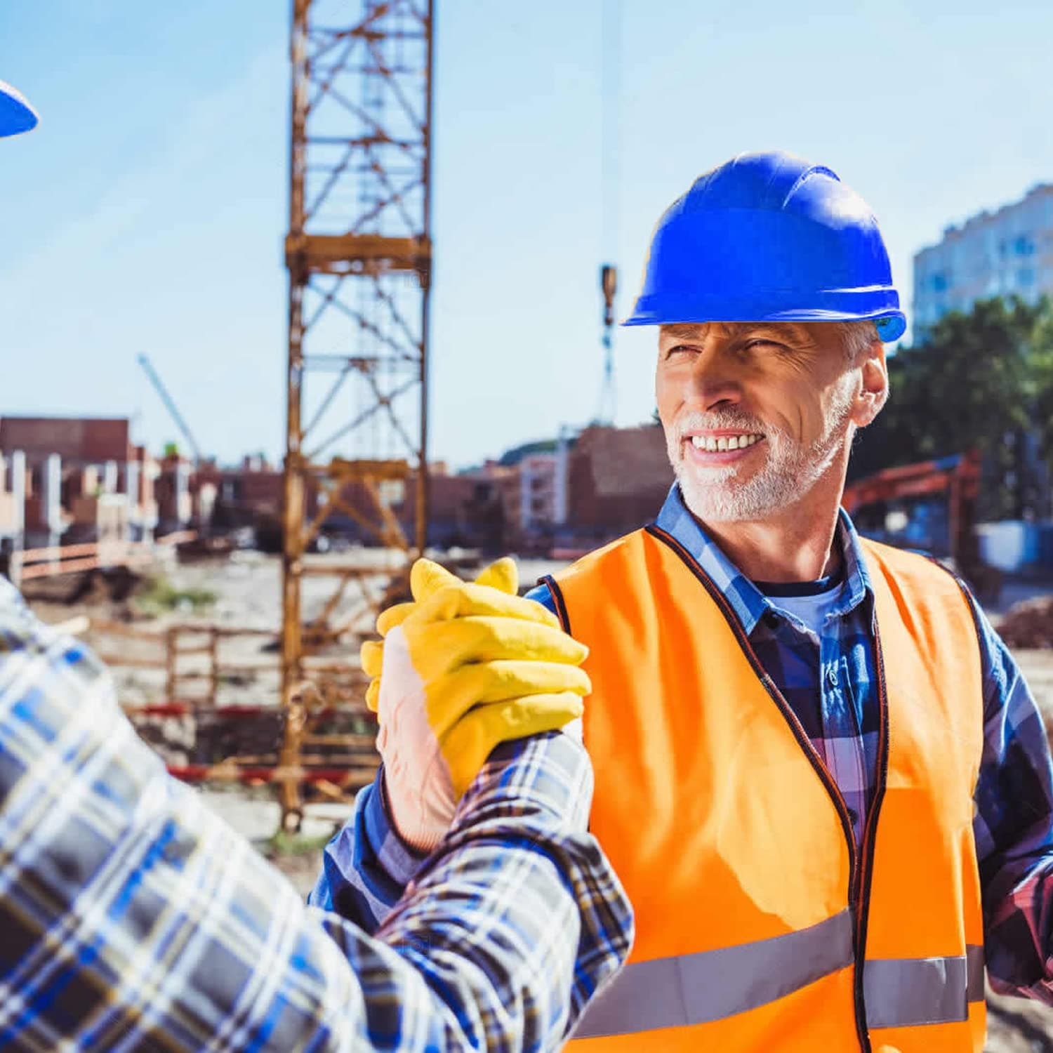 LADWA Blue Heavy Duty Safety Director Helmet Head Protection for Outdoor Work Head Safety Hat with ISI Mark (Pack of 20) view 4