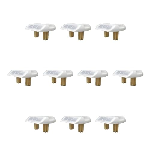 High-Quality Ladwa Road Stud with White Reflector and Shank - P-10 Ensuring Safety and Visibility