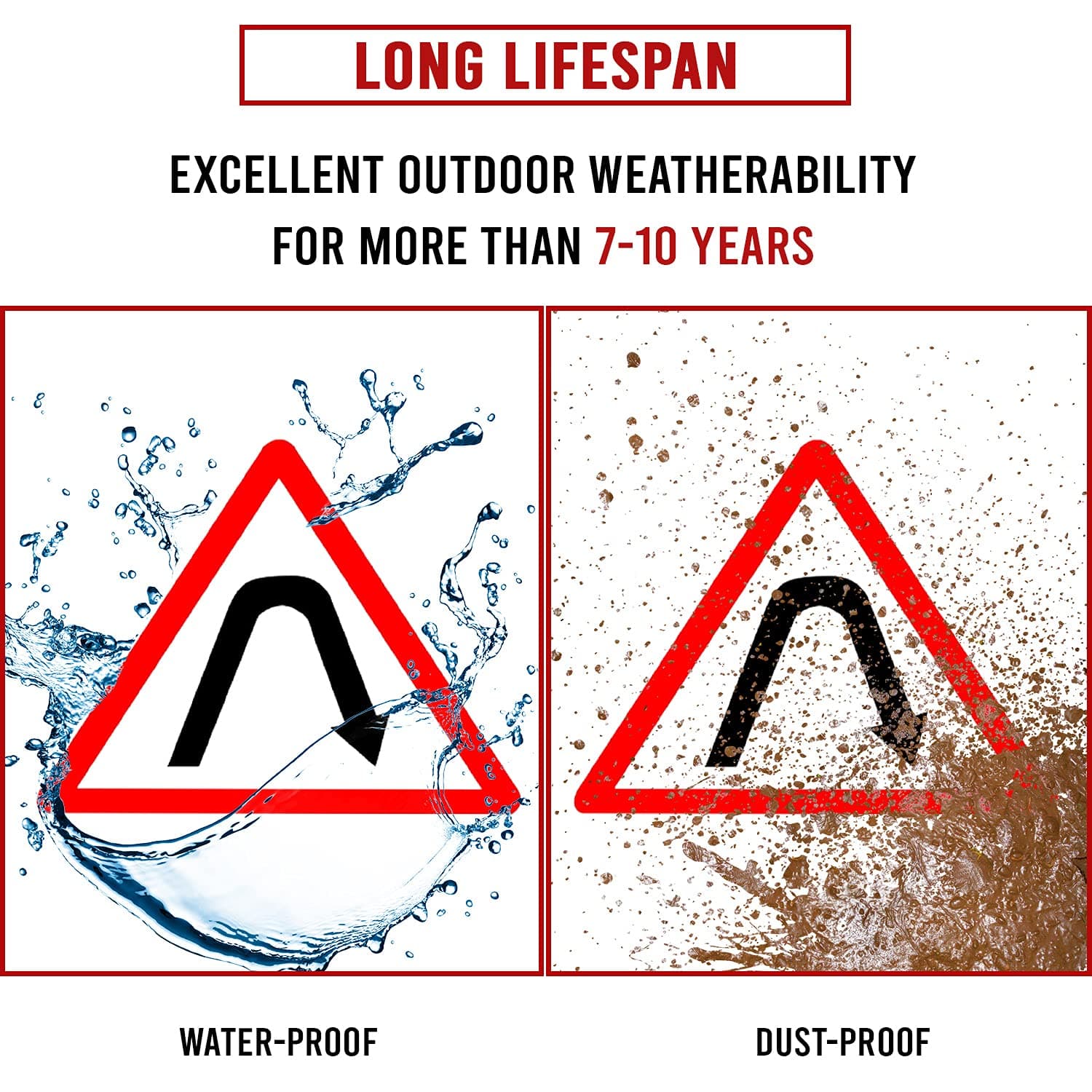 LADWA Triangle Signage 600mm - Right Hair Pin Bend view 3