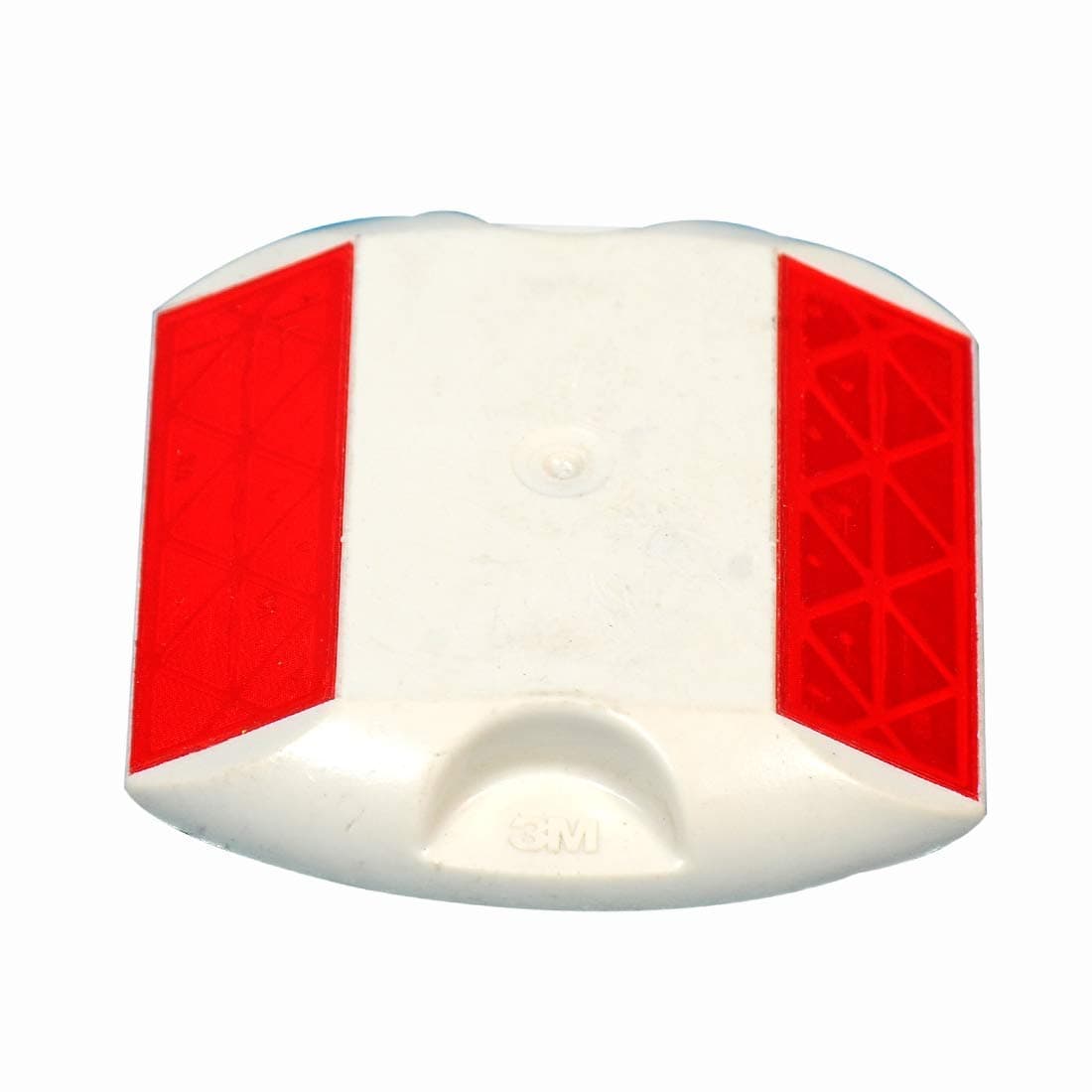 LADWA 3M Reflector Plastic Road Stud cateye (Red & White)