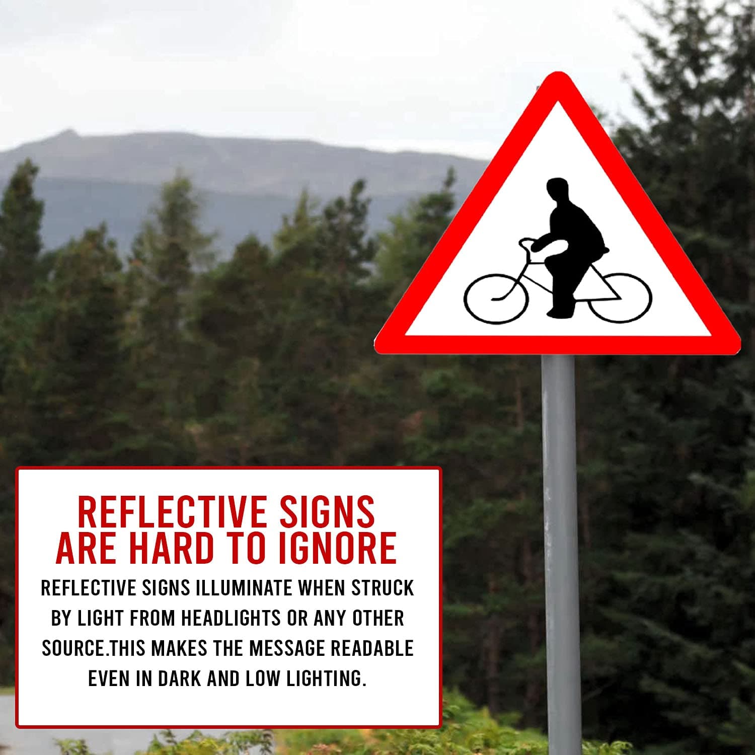 LADWA Triangle Signage 600mm - Dangerous Dip view 5