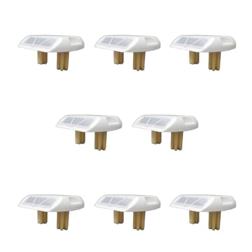 High-Quality Ladwa Road Stud with White Reflector and Shank - P-8 Ensuring Safety and Visibility