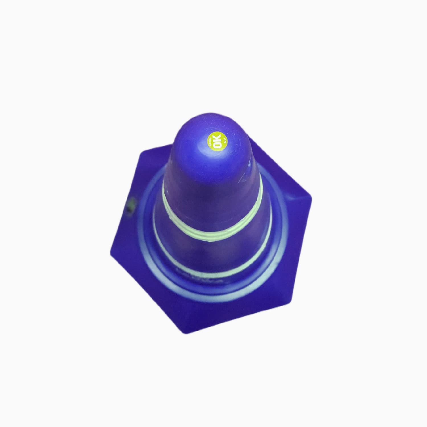 LADWA Safety Cones - Round Top-Hexa Base -Blue-4.0 Kg 750mm
(Pack -4) view 3