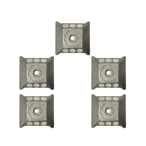 Ladwa Road Stud: Rugged Aluminium Body and Enhanced Safety with High-Visibility White Diamond Reflector P-5