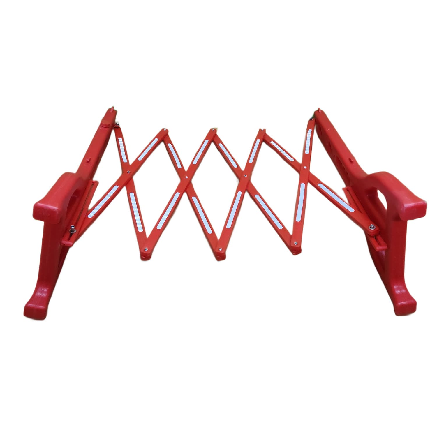 LADWA Traffic Barricades - Ladwa-Red-Plastic-Extendable view 2