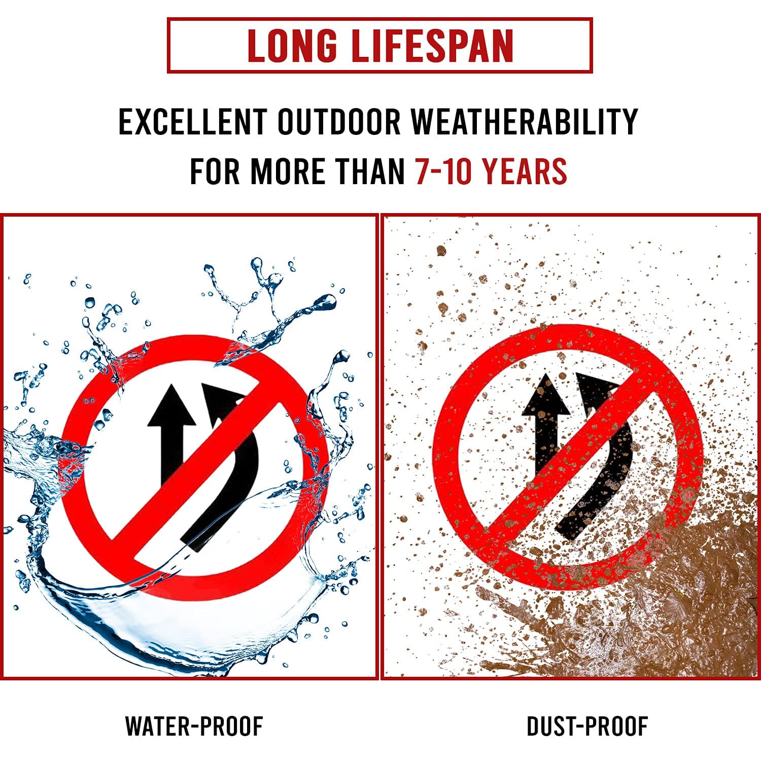 LADWA Circle Signage 600mm - Overtaking Prohibited view 3