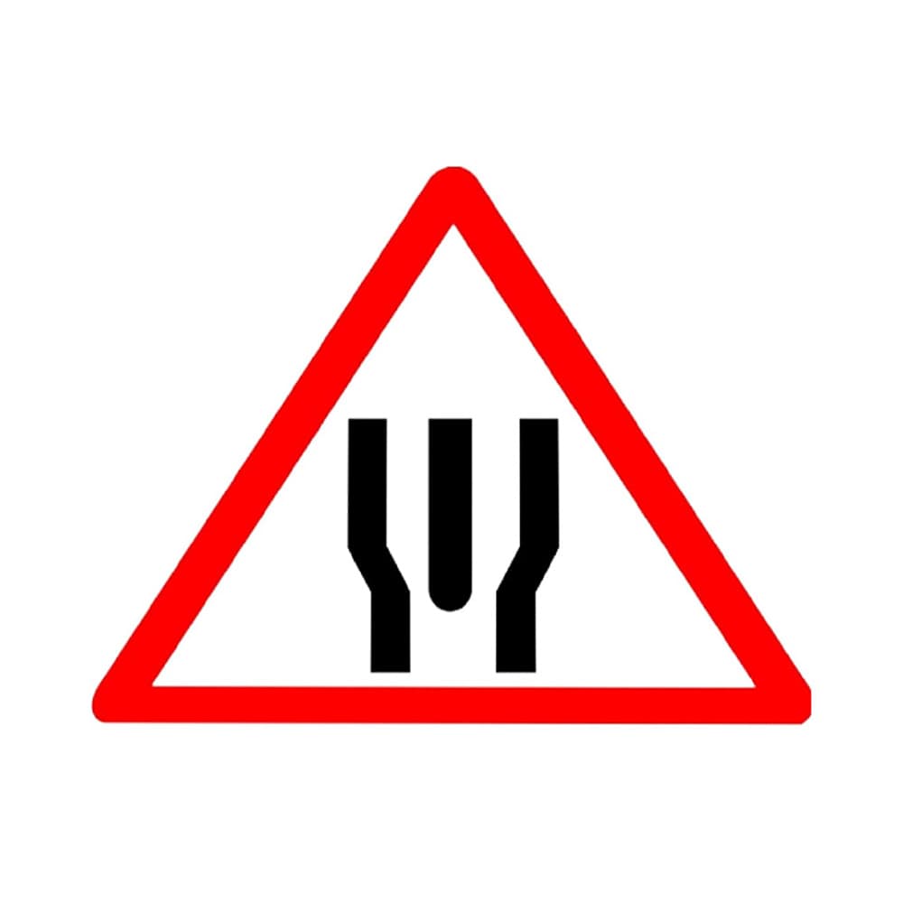 LADWA Triangle Signage 600mm - End Of Dual Carrigeway