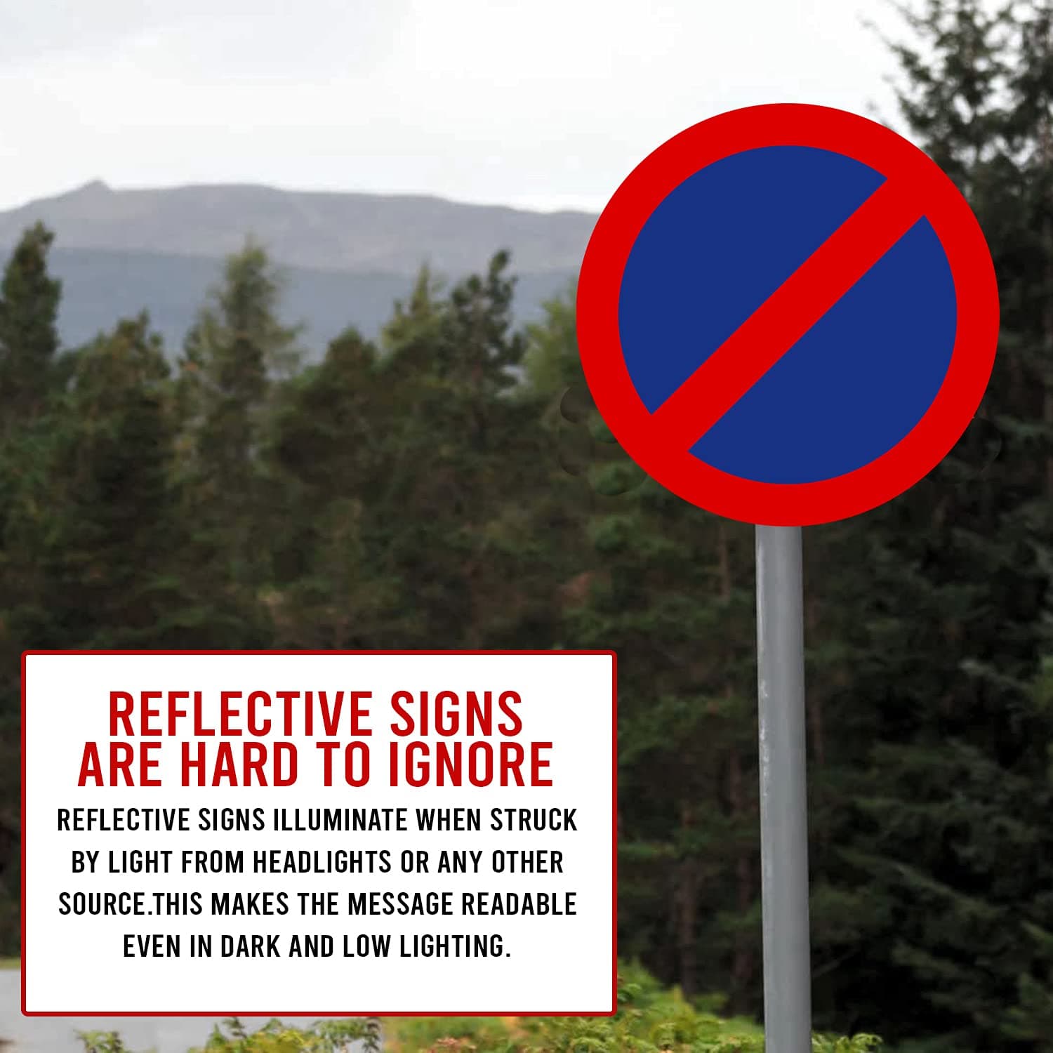 LADWA Circle Signage 600mm - No Parking Prohibited view 5