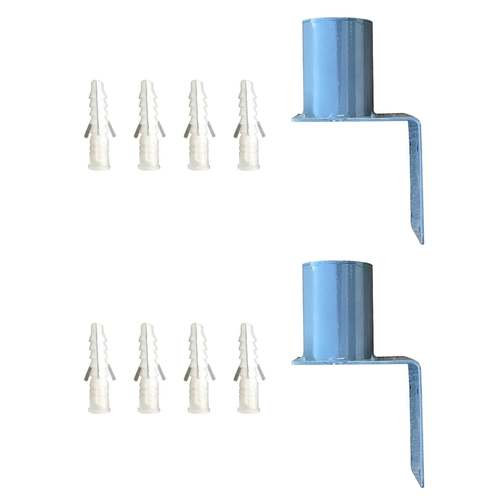 Ladwa Safety 32Inch & 40 Inch Convex Mirror Wall Fixing 3 Inch Clamp with Fixing Screw & Ghatta (Pack 1) view 3