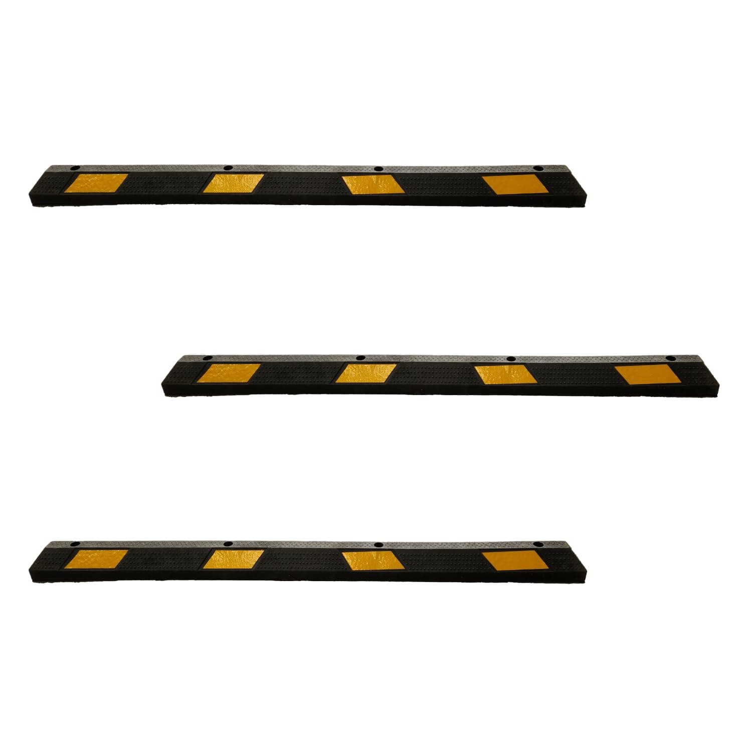 LADWA Enhanced Parking Safety Heavy Duty Car Stopper Big Pack Of-3