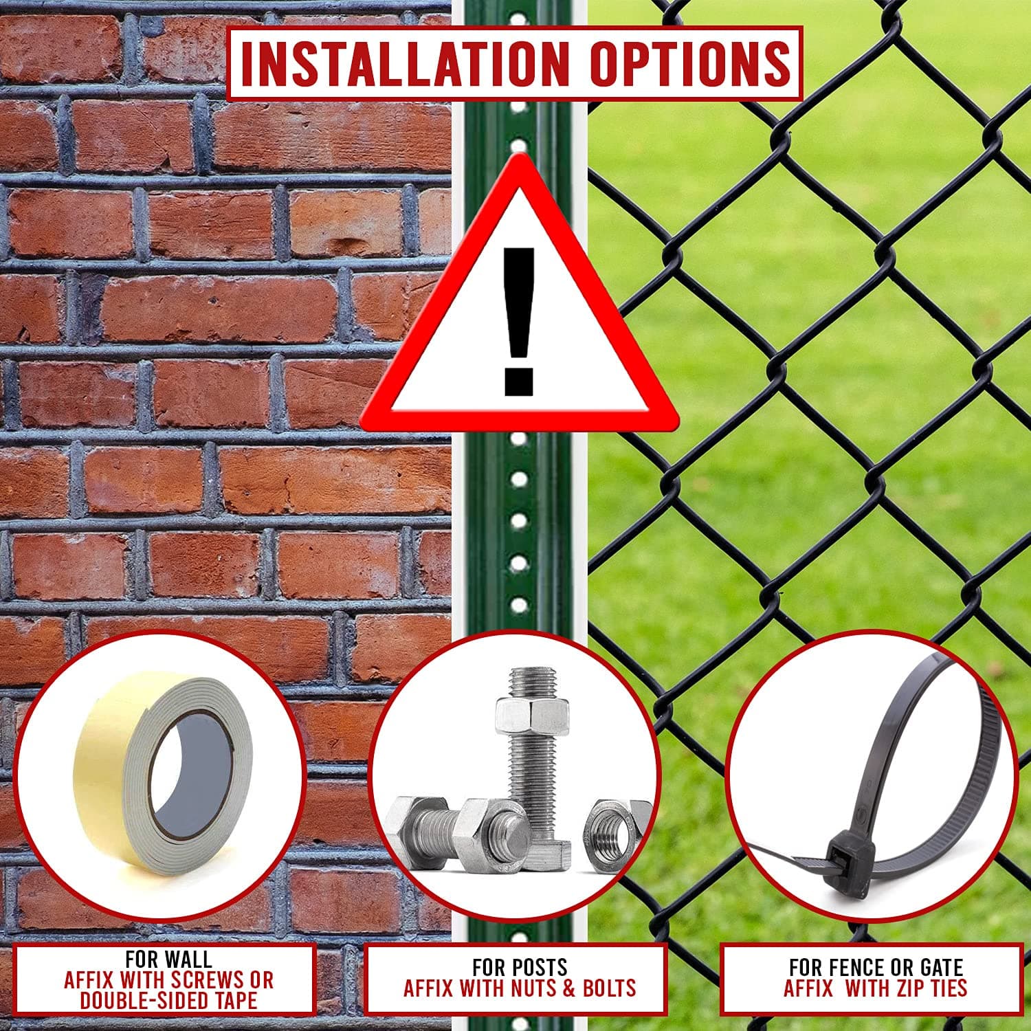 LADWA Triangle Signage 600mm - Danger Warning view 2