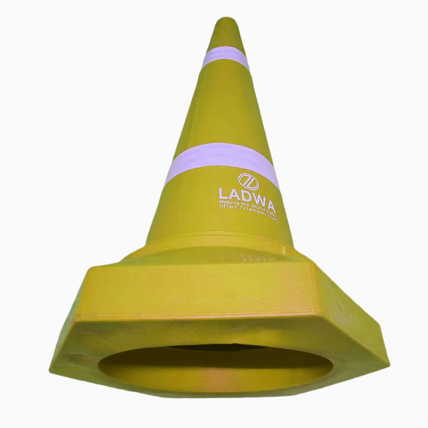 LADWA Safety Cones - Round Top-Hexa Base -Yellow-4.0 Kg 750mm
(Pack -1) view 4
