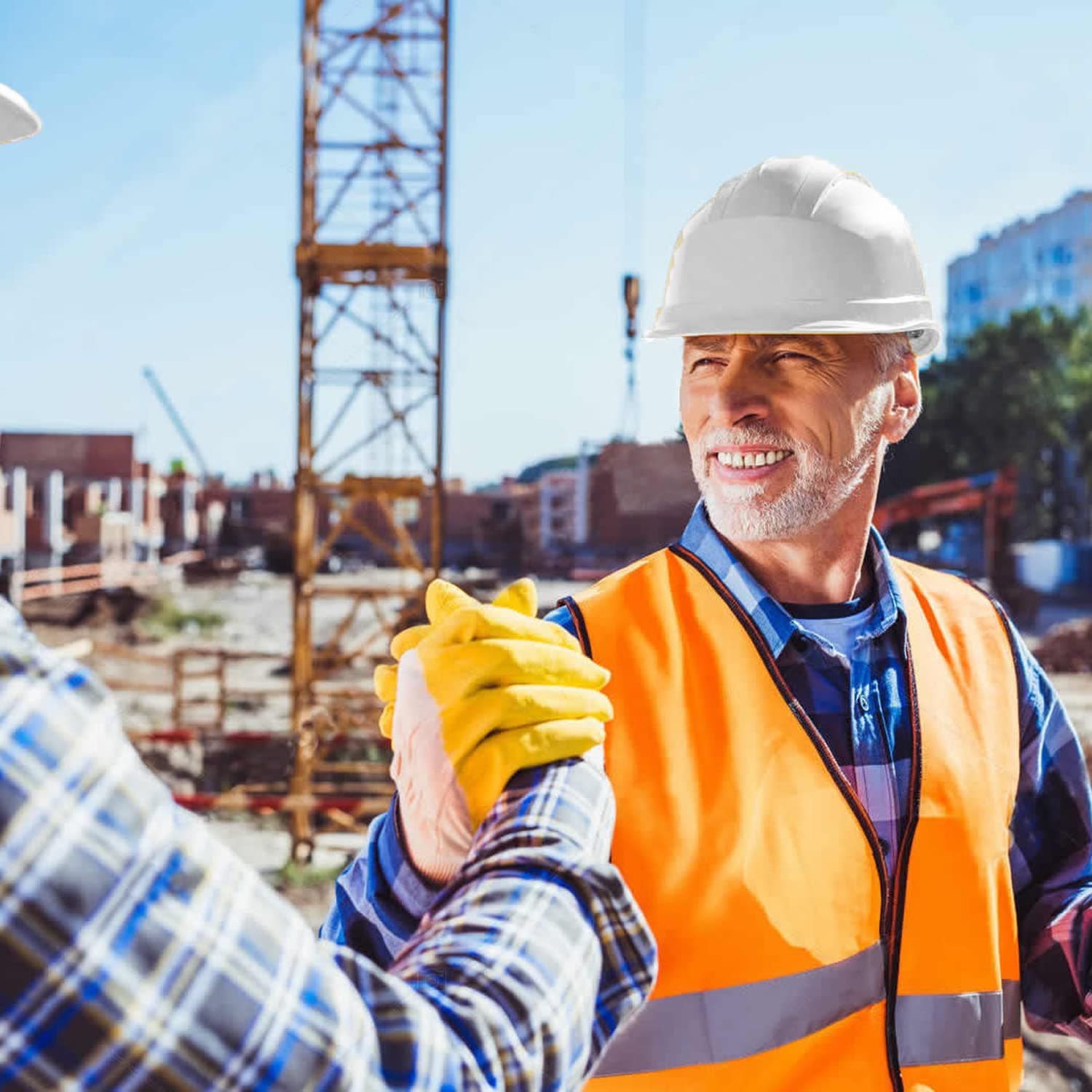 LADWA White Heavy Duty Safety Director Helmet Head Protection for Outdoor Work Head Safety Hat with ISI Mark (Pack of 15) view 4