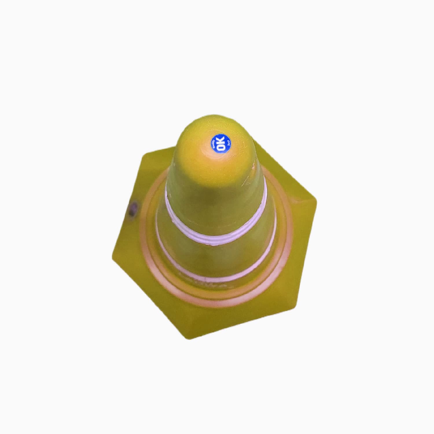 LADWA Safety Cones - Round Top-Hexa Base -Yellow-4.0 Kg 750mm
(Pack -1) view 3