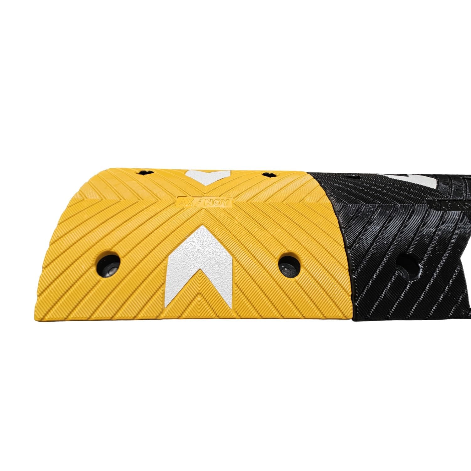 LADWA 75mm Arrow Rubber Speed Breaker – 1 Meter Modular Road Hump (1 Yellow & 1 Black) – Heavy-Duty Unbreakable Traffic Calming Bump for Parking, Roads & Industrial Use view 5