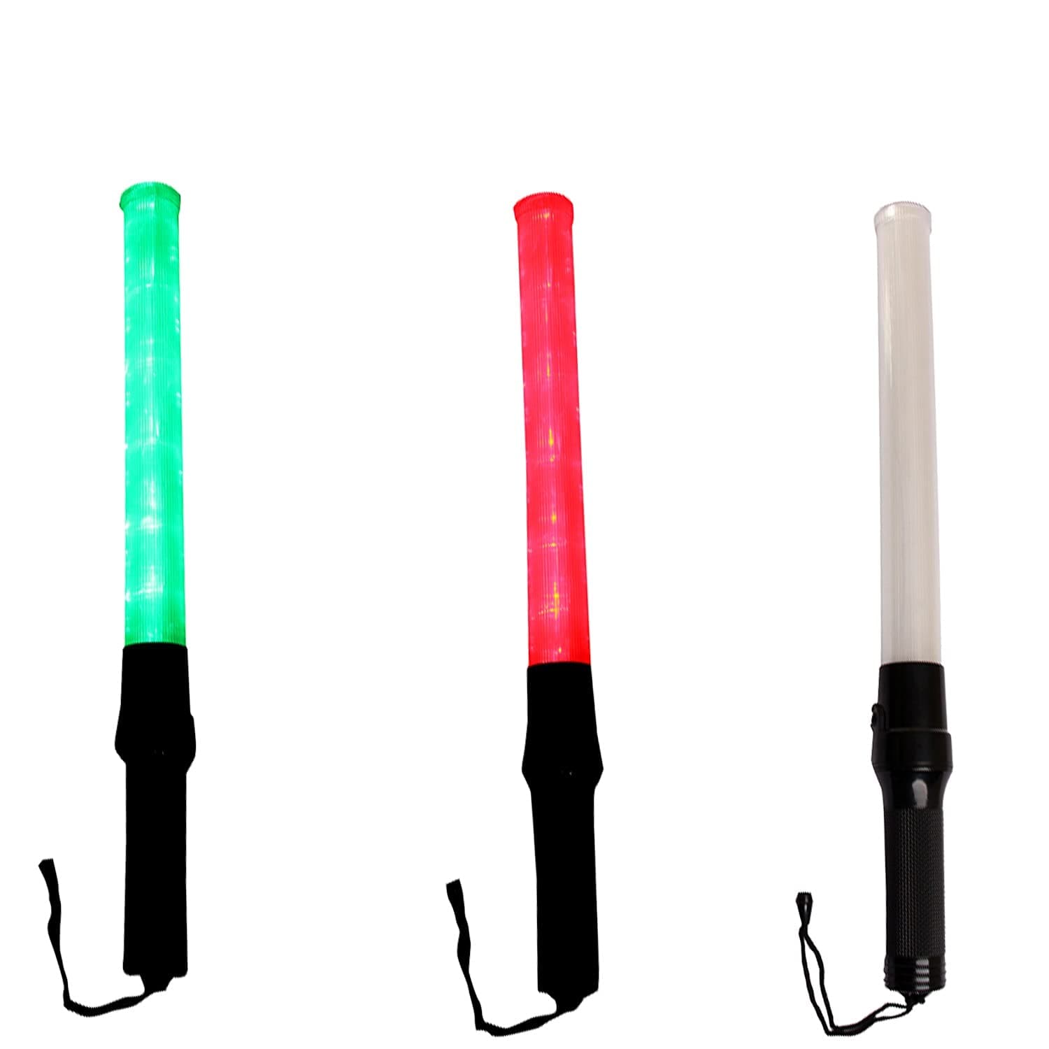 LADWA Non-Rechargeable Baton For Outdoor Safety Traffic Signal Warning light Stick Baton for Parking Guides And Multipurpose (Lenght - 20 Inch) (Pack of 20) view 2