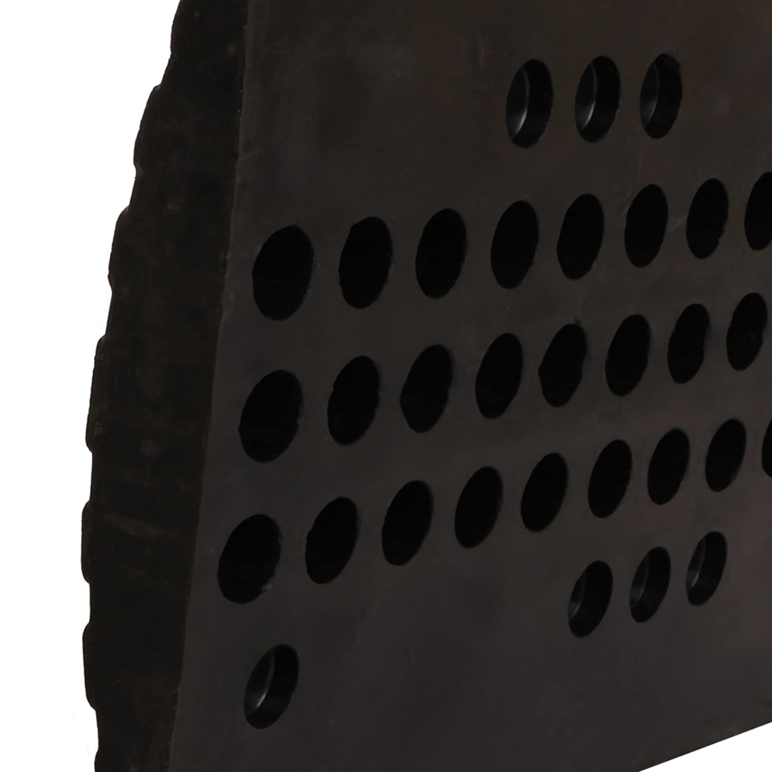 LADWA 50mm 2 Meter Durable Rubber Un-Breakable Speed Breaker/Road Hump for Road Safety view 4