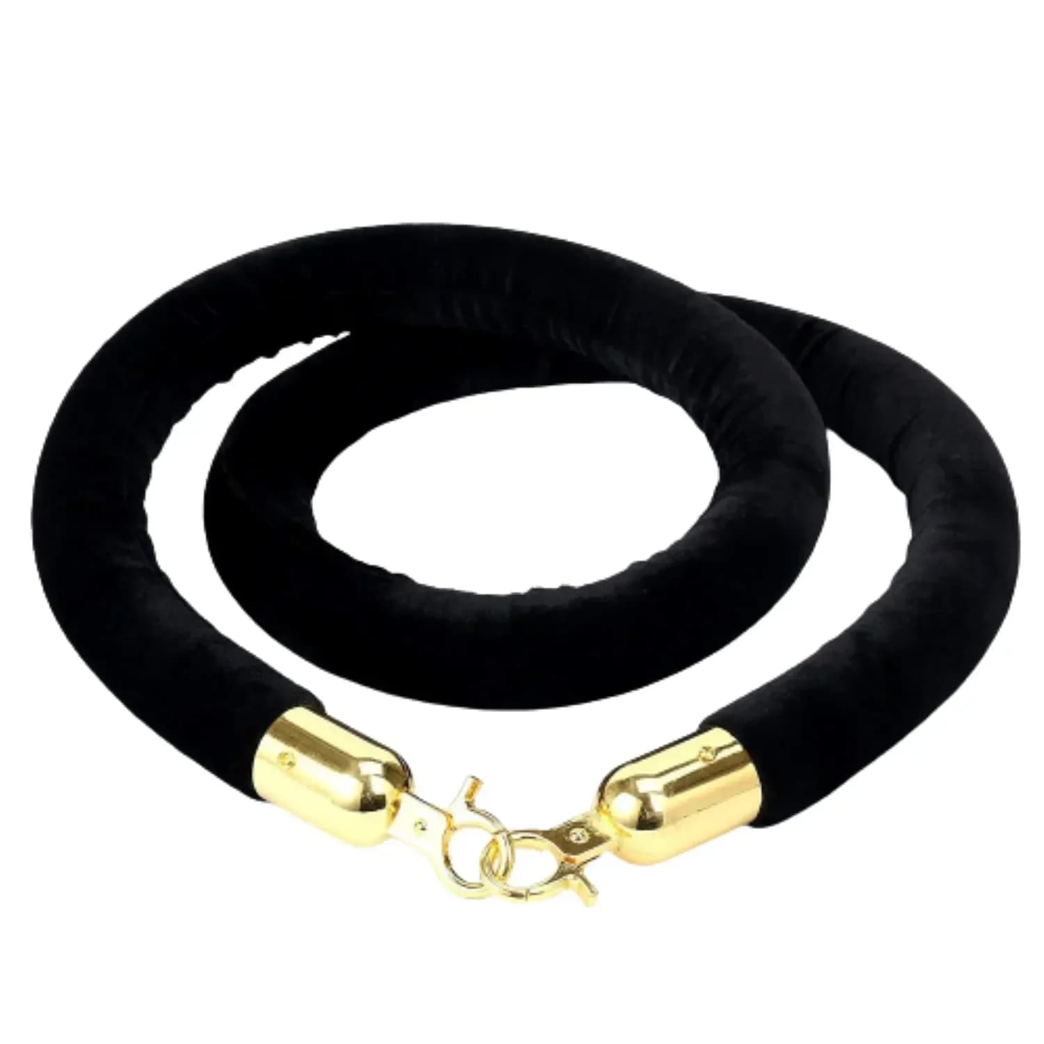 Ladwa Black Velvet Rope With SS Hook P-1