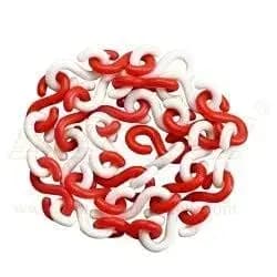 LADWA Red & White S-Hook chain 10 mtr