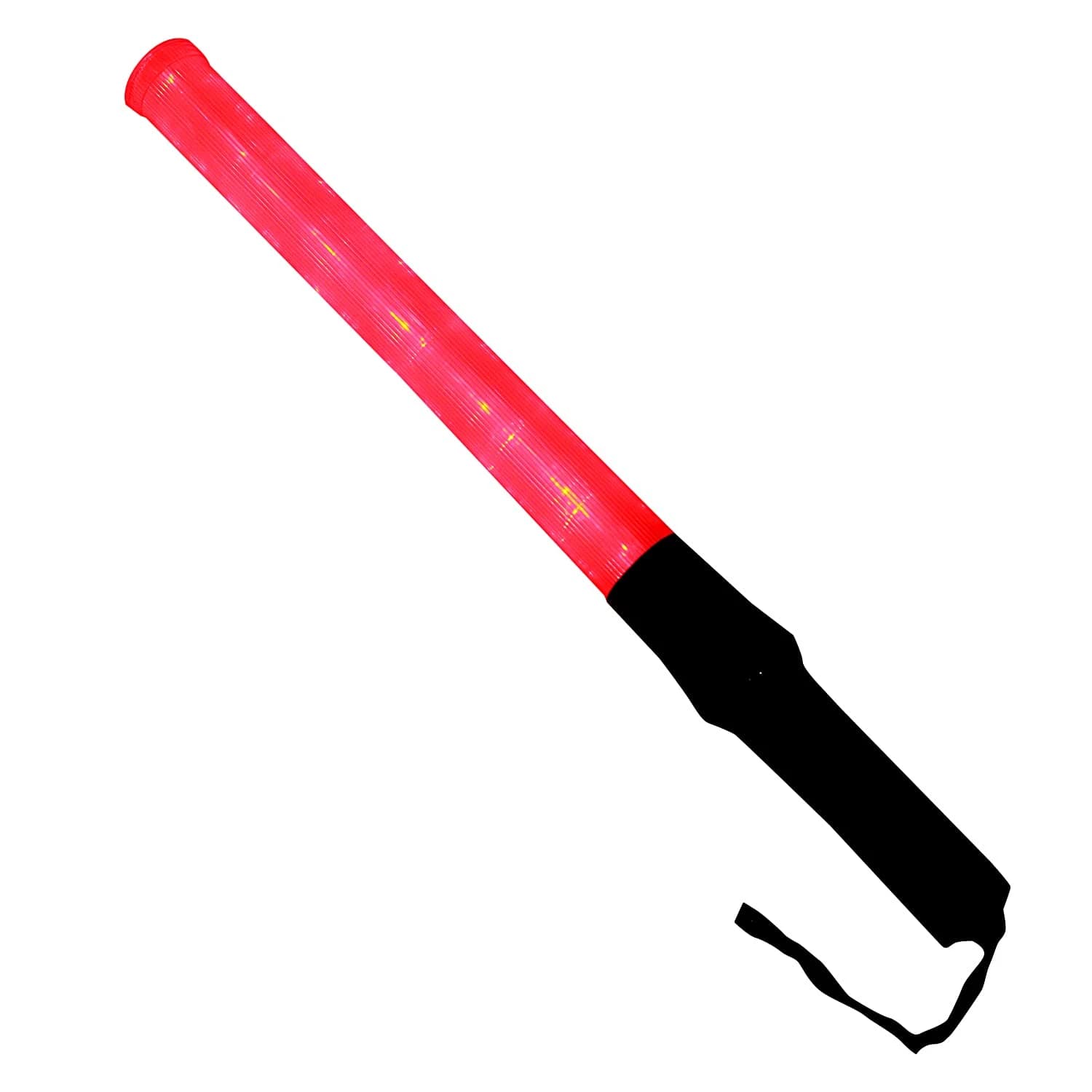 LADWA Non-Rechargeable Baton For Outdoor Safety Traffic Signal Warning light Stick Baton for Parking Guides And Multipurpose (Lenght - 20 Inch) (Pack of 20)