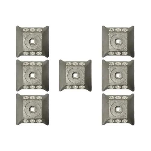 Ladwa Road Stud: Rugged Aluminium Body and Enhanced Safety with High-Visibility White Diamond Reflector P-7