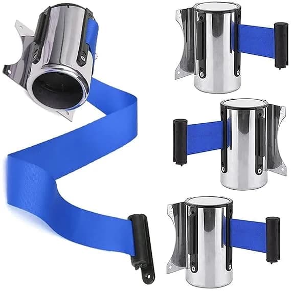 Ladwa SS Wall Mount Q Manager With BLUE Tape P-1