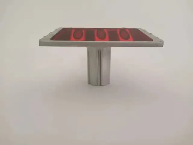 LADWA Aluminium Red Solar Road Stud with Shank