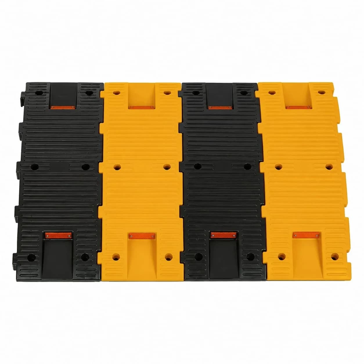 LADWA PVC Plastic Speed Breaker - 75mm-4Pcs