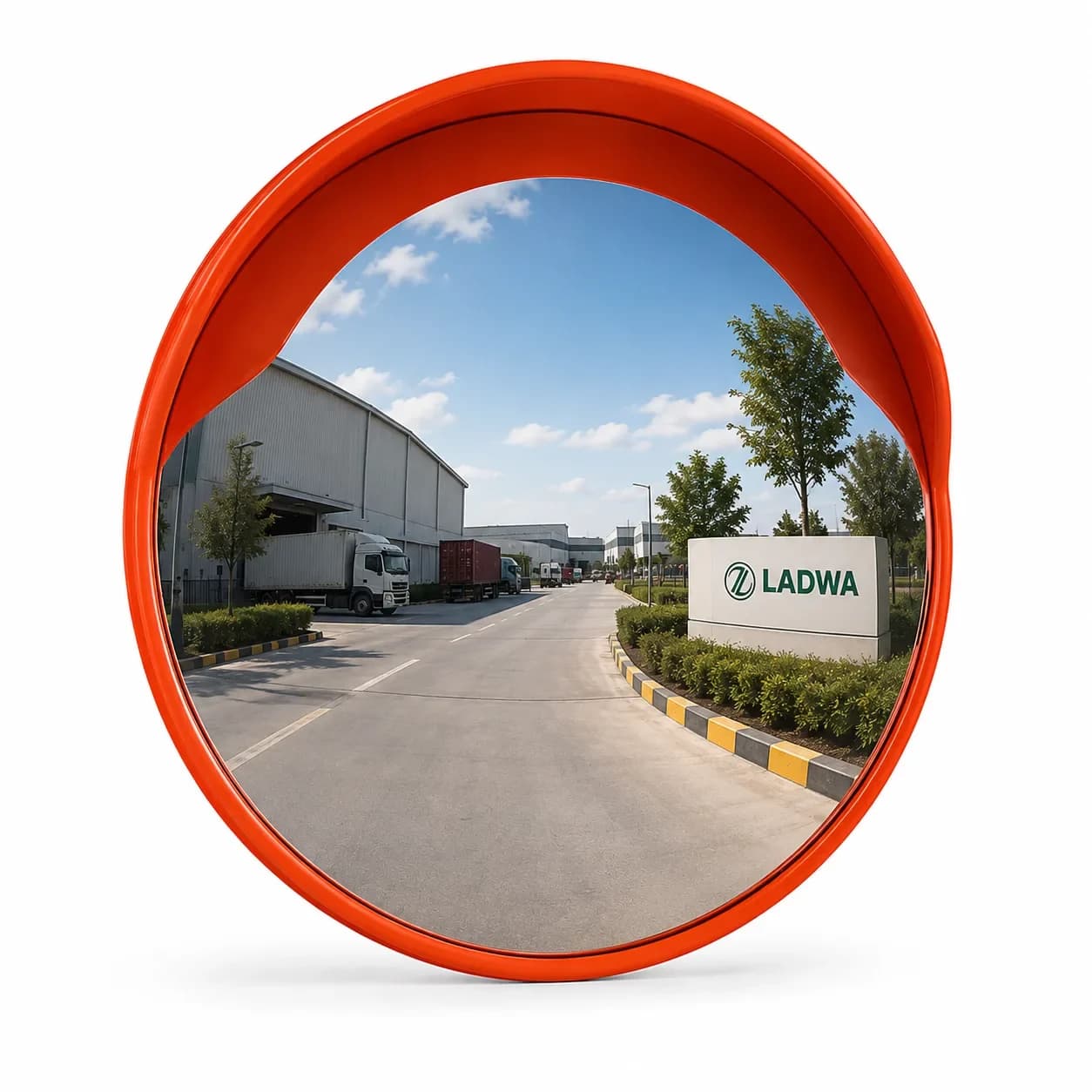 LADWA 18-Inch Convex Parking Safety Mirror