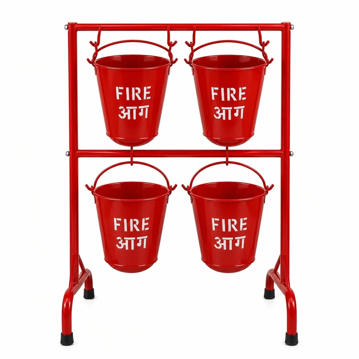 Fire Bucket Stand For 4 nos Buckets Without Canopy