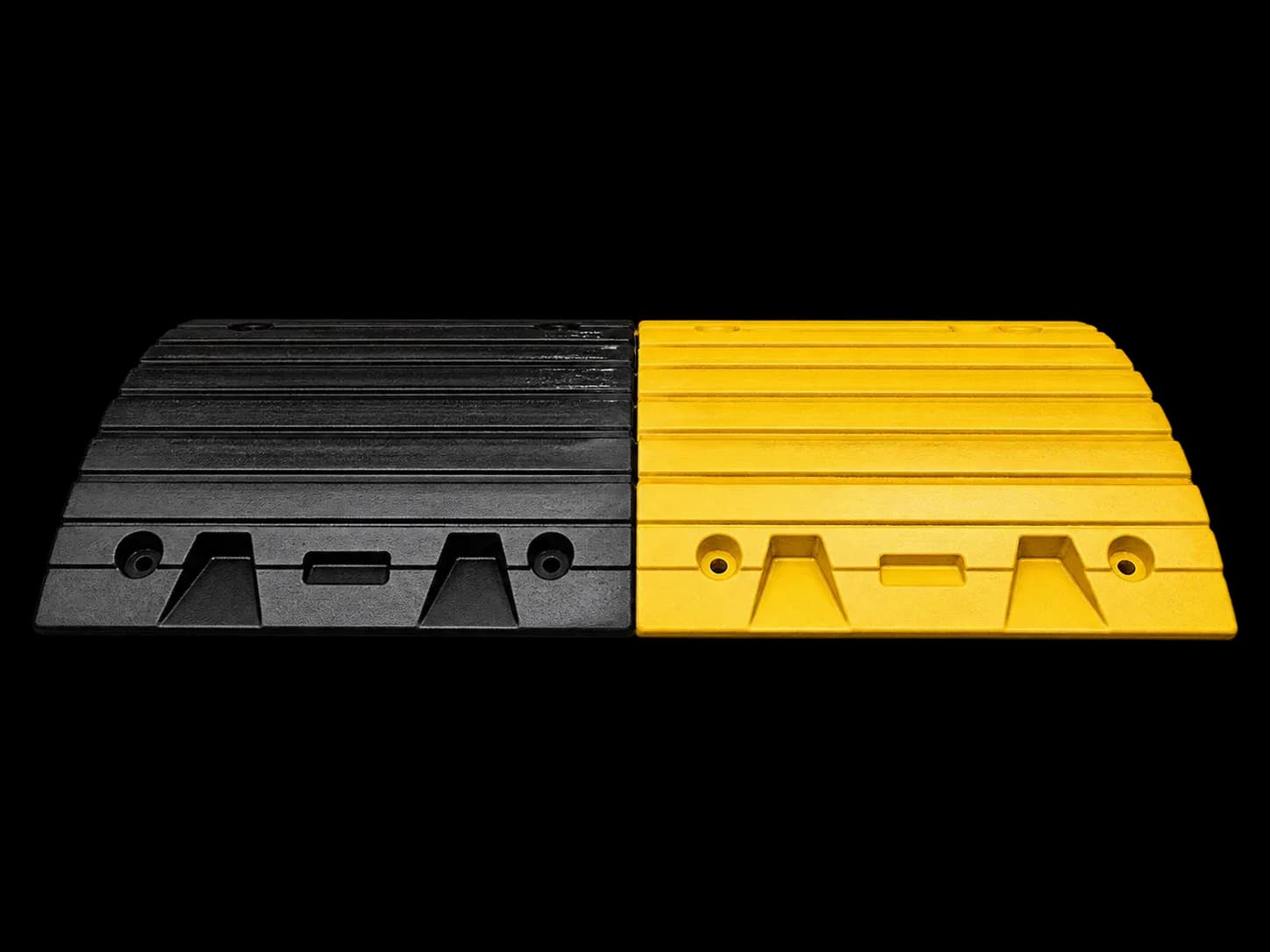 RUBBER ROAD HUMP 75MM-2PC