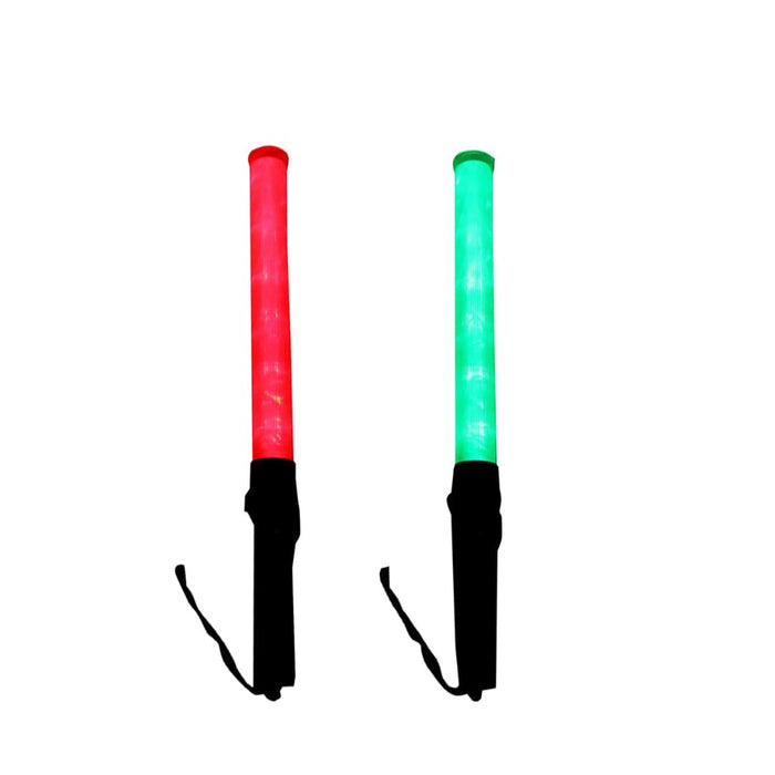 Ladwa Rechargeable Baton for Outdoor Safety Traffic Signal Warning Light Stick Baton for Parking Guides and Multipurpose (Lenght - 20 Inch) (Pack of 2)