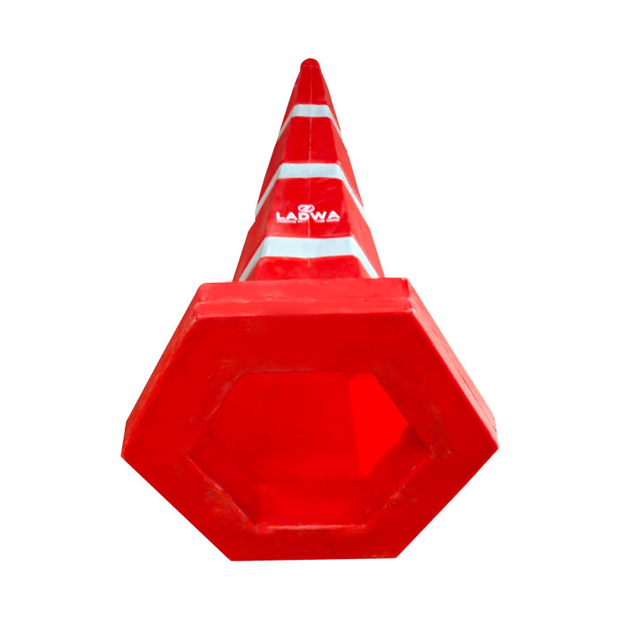 LADWA 1000 mm (Extra Height) Heavy Base Cones: Achieving Stability and Safety with a Pack Of of 2 Cones