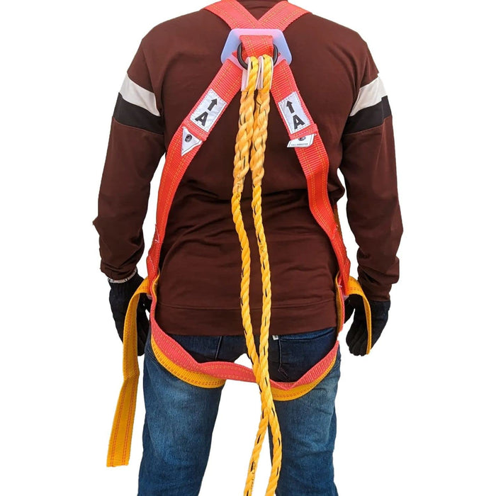 LADWA – Safety Belt Harness Full Body Fall Protection with single Hook Unisex Full Body Adjustable Climbing Harness Safety Belt (2)