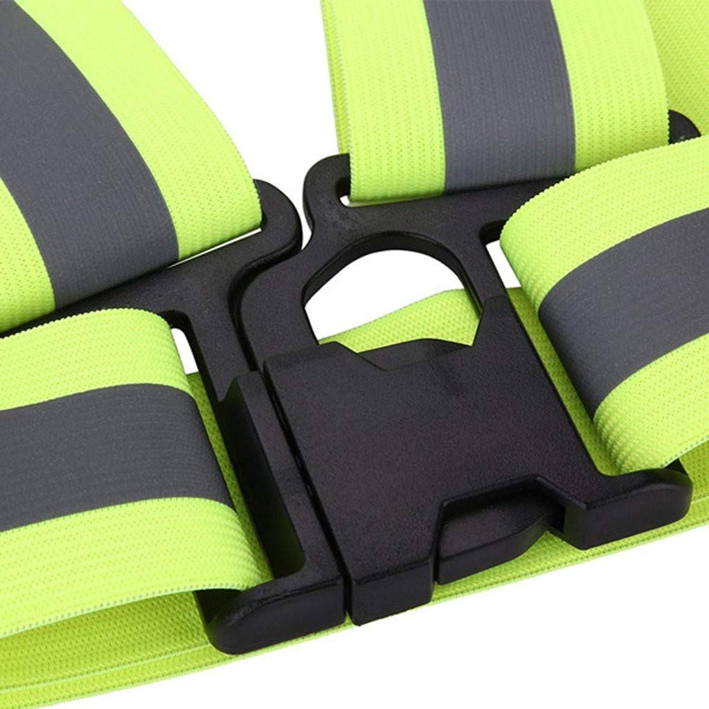 LADWA High Visibility Protective Safety Reflective Cross Vest Belt